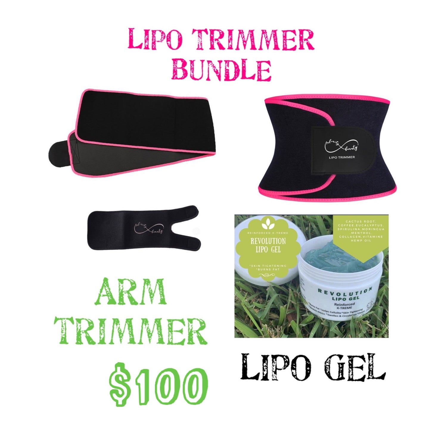 Lipo Trimmer  bundle 1 lipo trimmer + 1 lipo gel