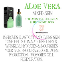 Load image into Gallery viewer, ALOE VERA MIXTED SKIN + WITCH HAZEL ,VITAMIN C , COLLAGEN , HYDRONIC ACID
